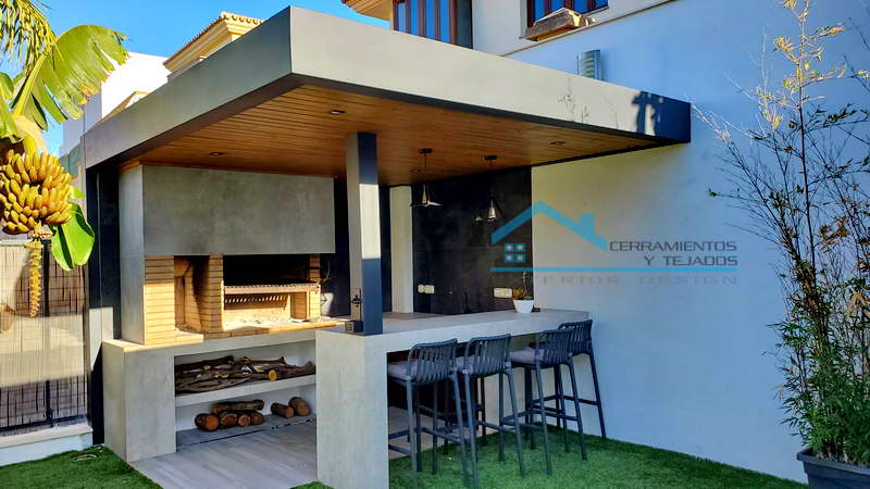 Pergola minimalista Malaga